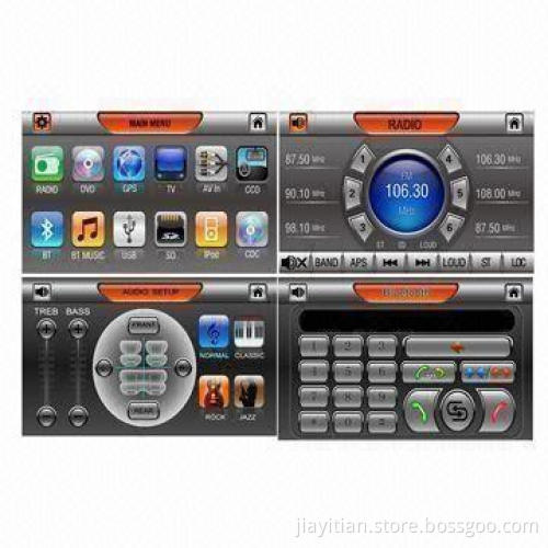 6-inch In-dash Car DVD Players, OE Fits for Geely EC725, Supports BT, TV, GPS and iPod Functions